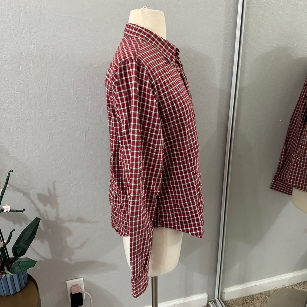Button Down Red Flannel - image 4